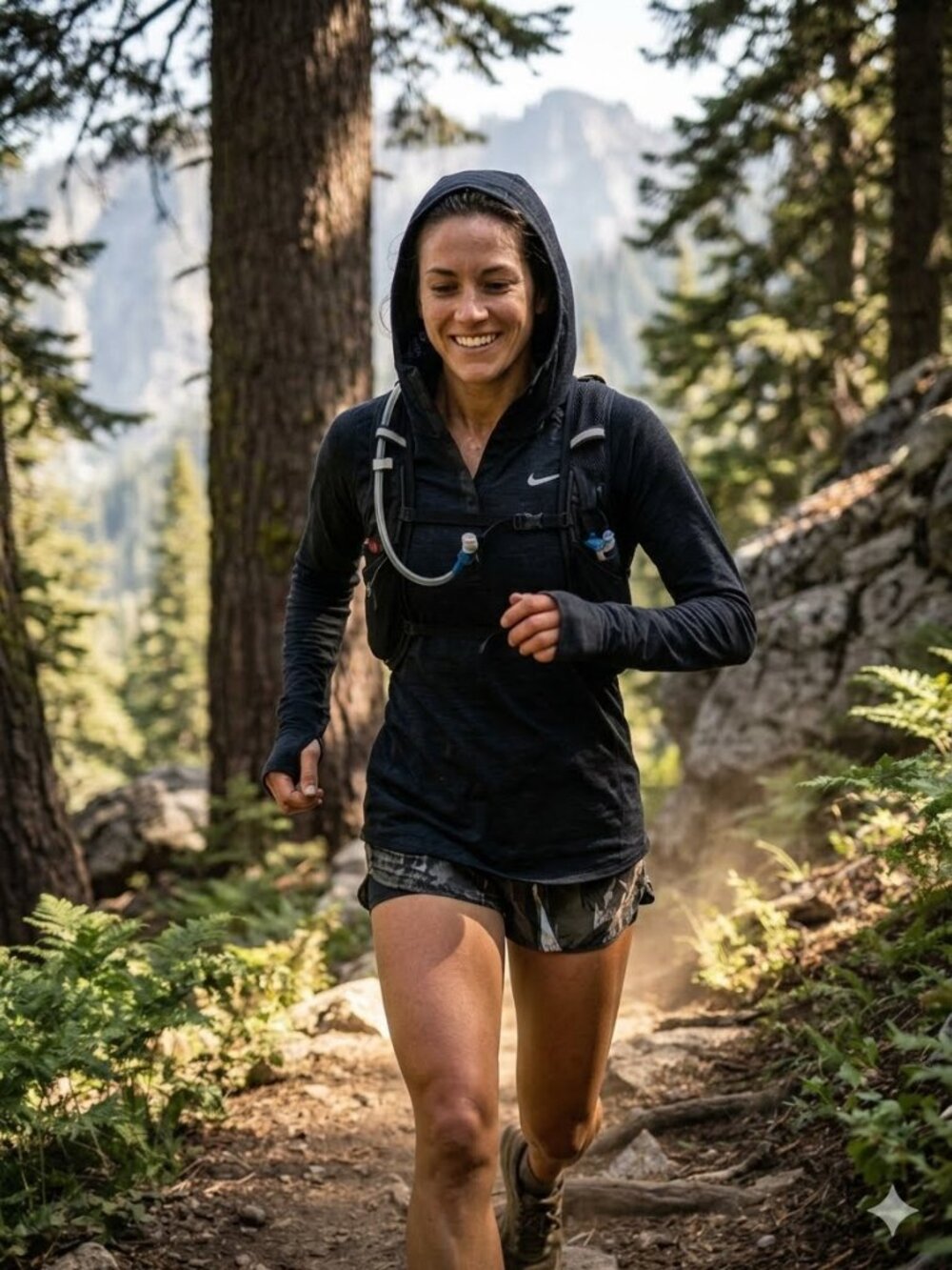 🌲 NIKE Dri-FIT Running Hoodie, SOFT!